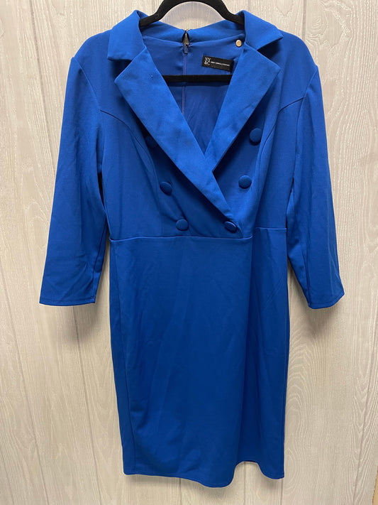 Dress Work By New York And Co In Blue, Size: L