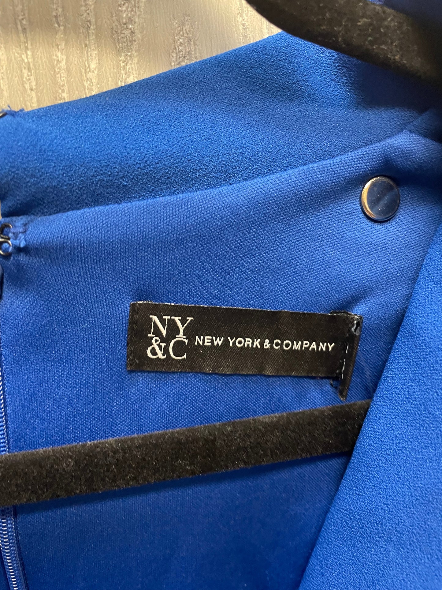 Dress Work By New York And Co In Blue, Size: L