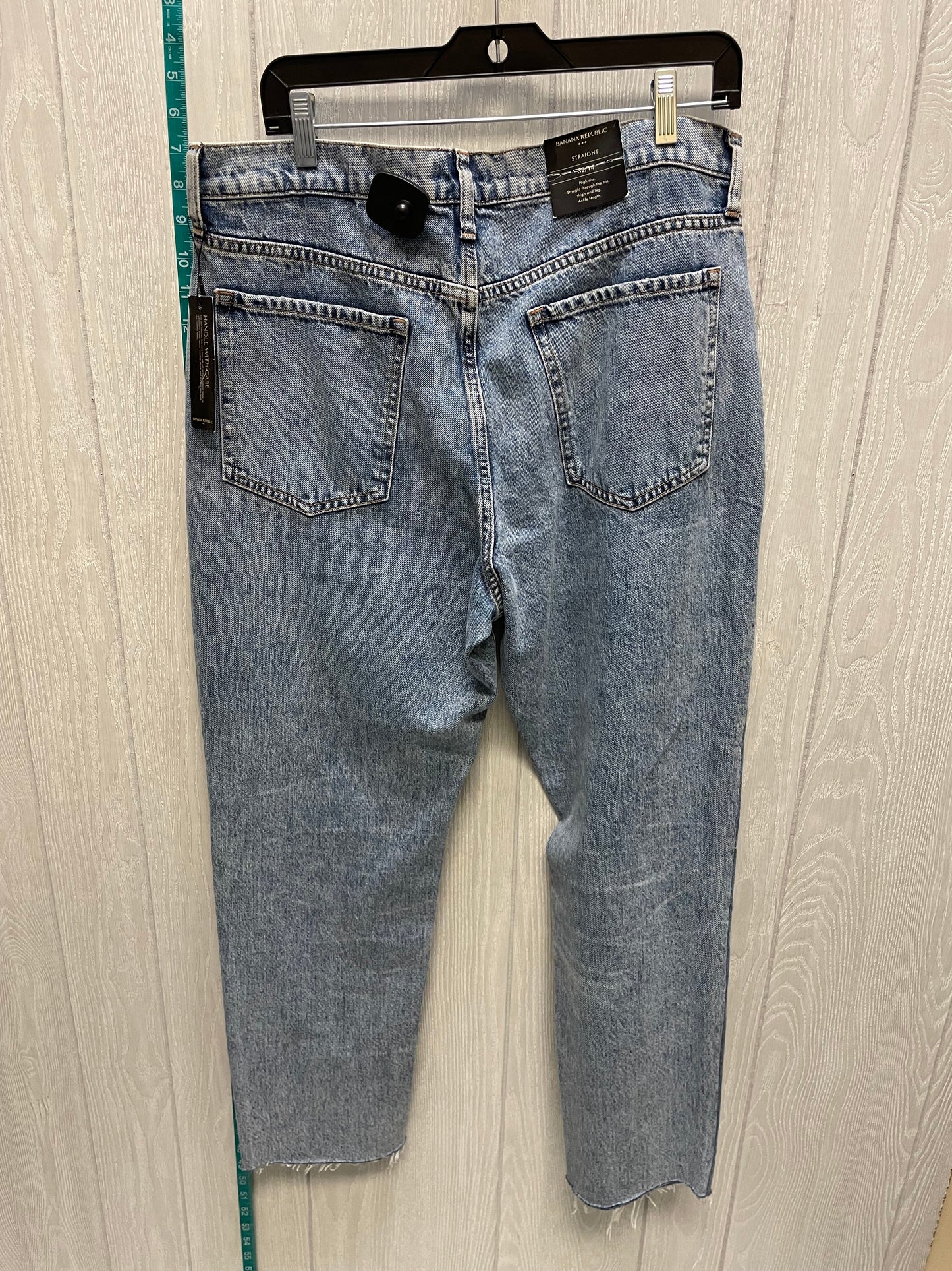Red Jeans Straight Banana Republic, Size 14