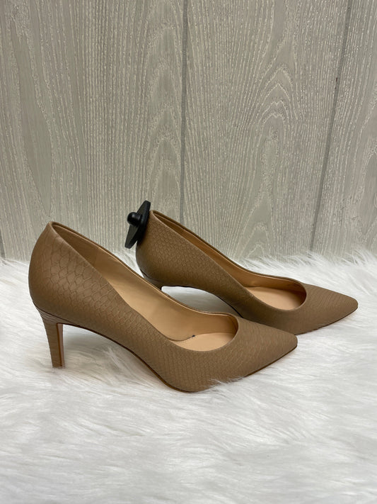 Brown Shoes Heels Stiletto Jessica Simpson, Size 6.5