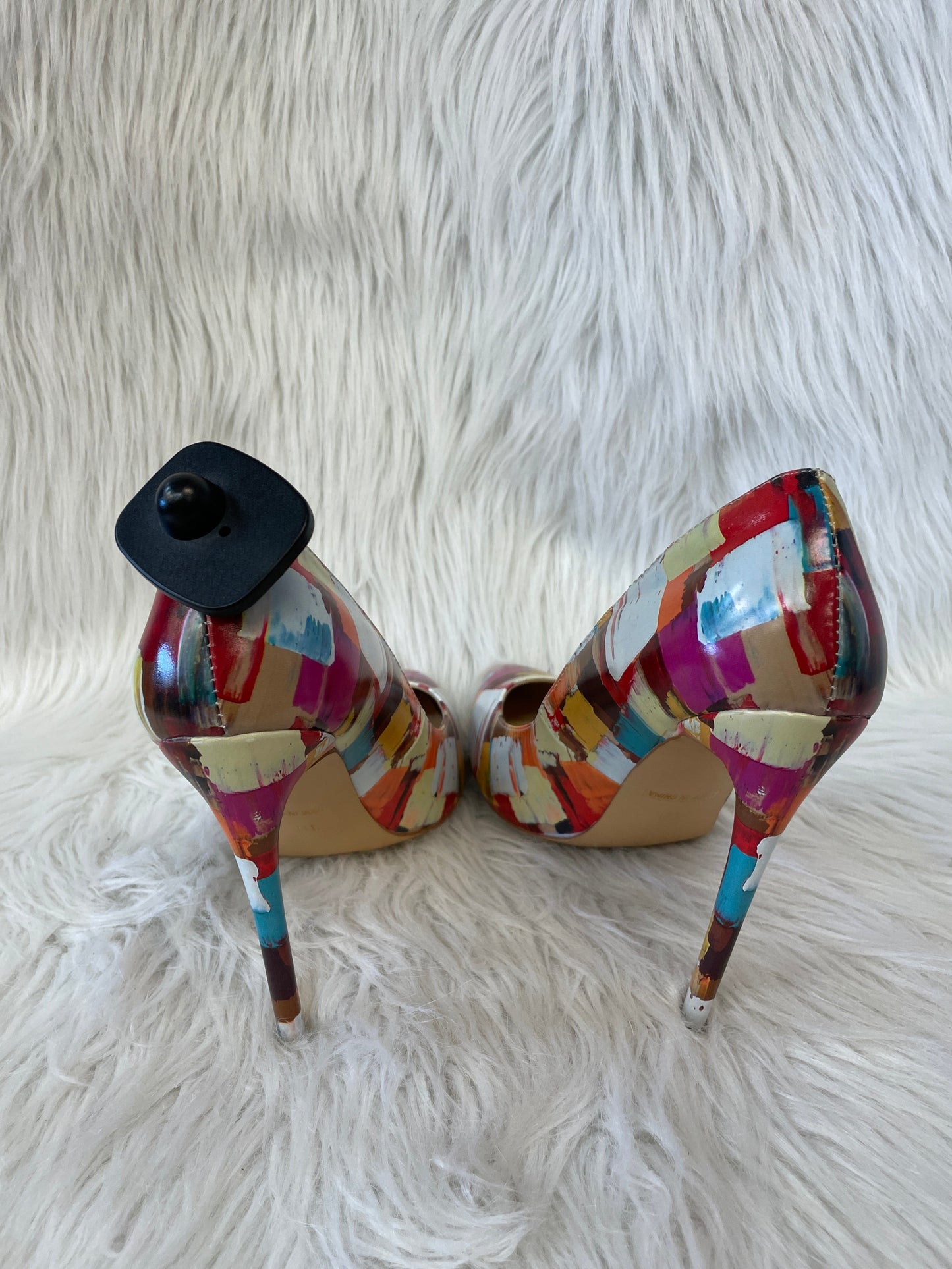 Multi-colored Shoes Heels Stiletto Clothes Mentor, Size 10