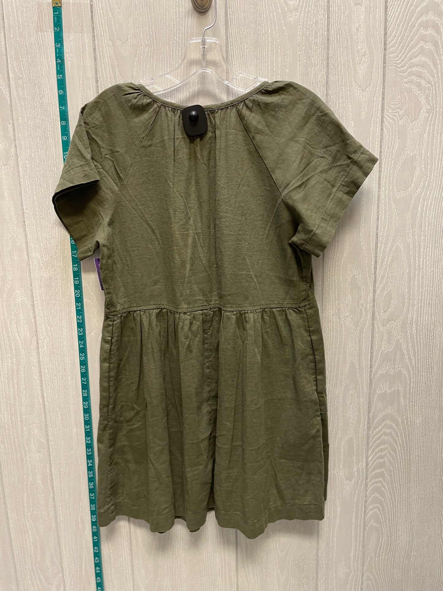Green Dress Casual Short Universal Thread, Size M