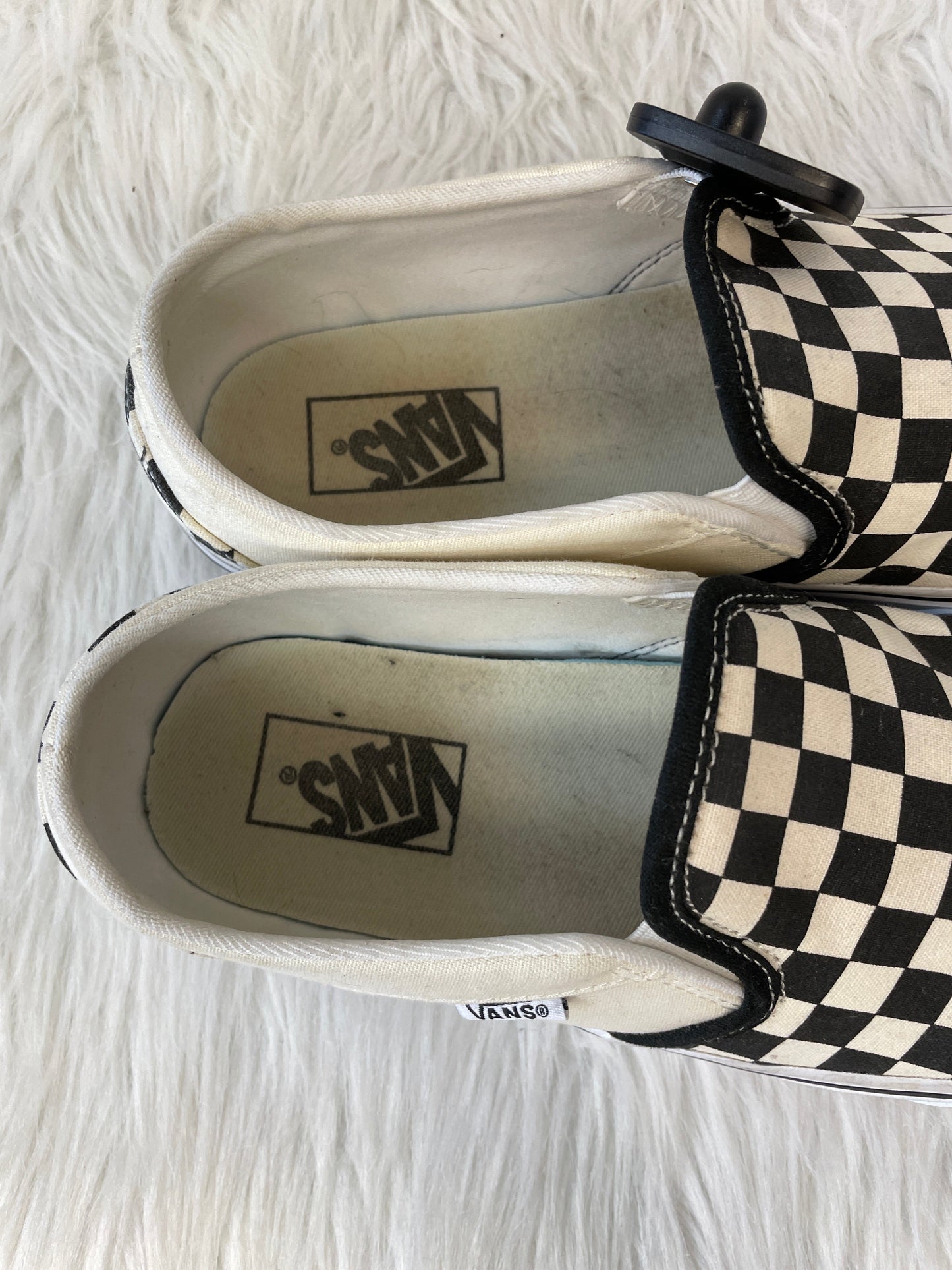 Black & White Shoes Sneakers Vans, Size 10