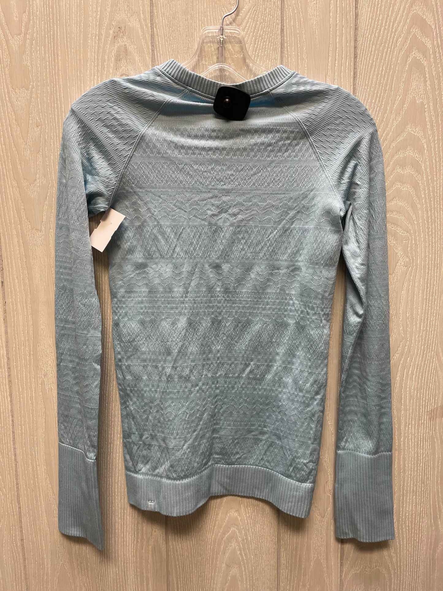 Top Long Sleeve By Lululemon In Aqua, Size: 4