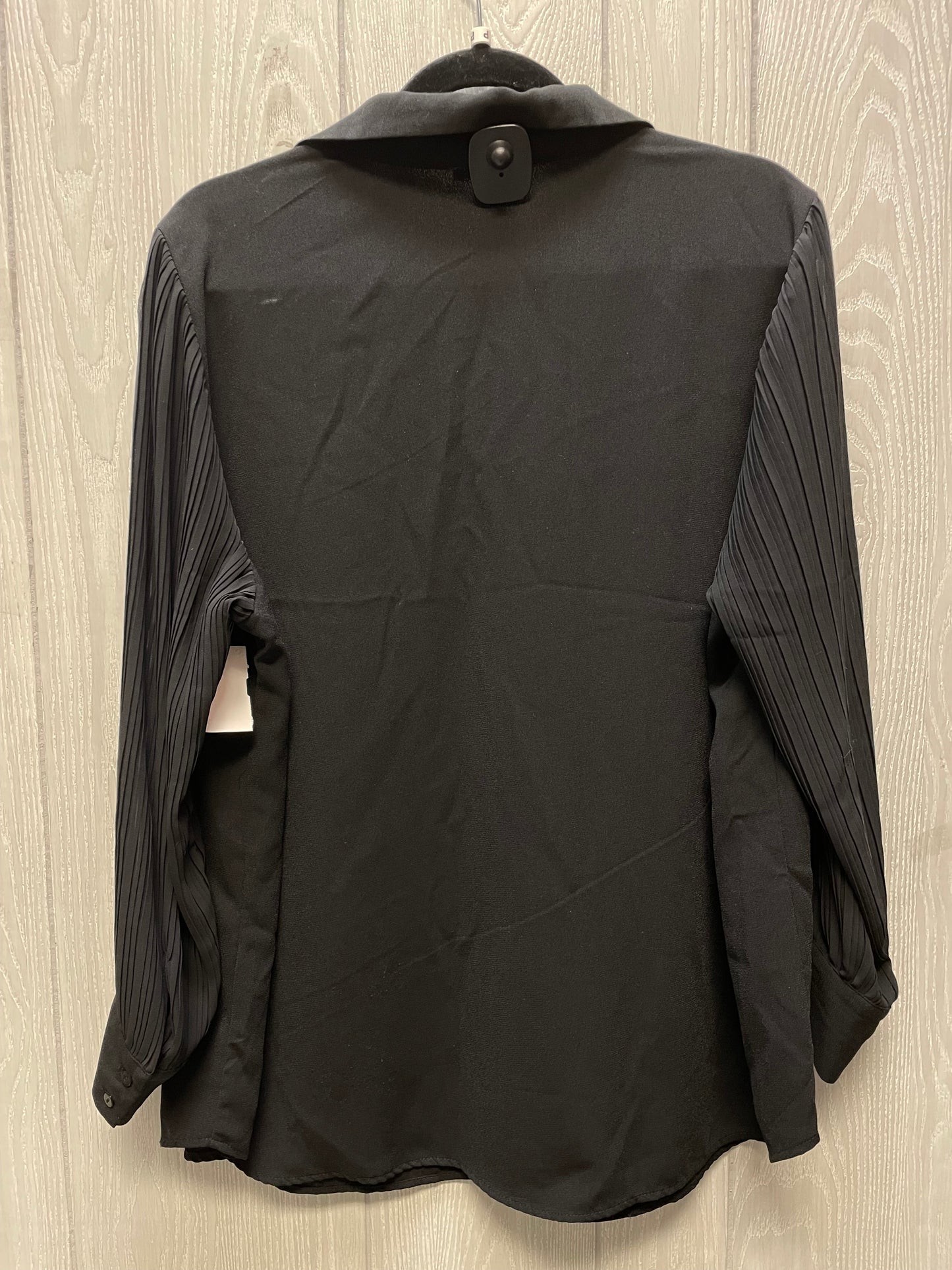 Blouse Long Sleeve By Adrianna Papell In Black, Size: 1x