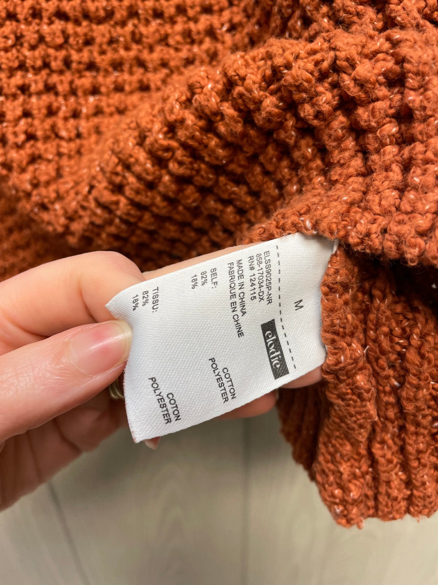 Sweater By Elodie In Orange, Size: M