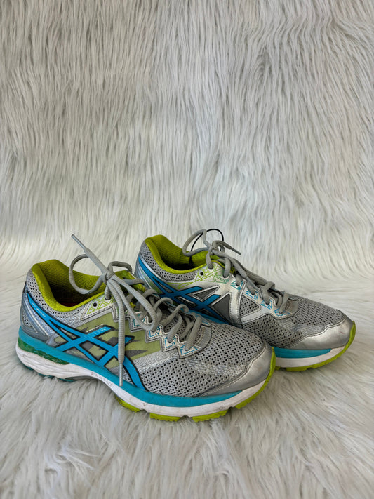 Shoes Athletic By Asics In Blue & Grey, Size: 8.5