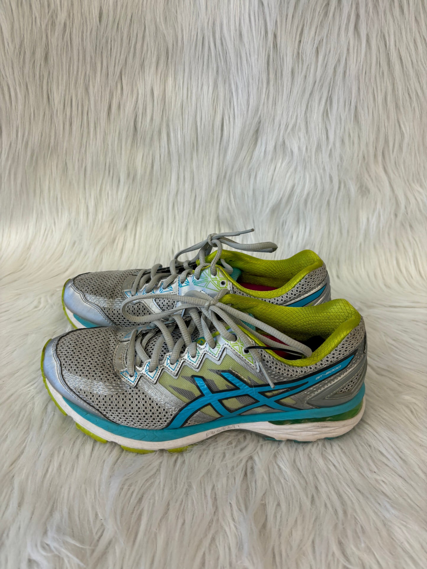 Shoes Athletic By Asics In Blue & Grey, Size: 8.5