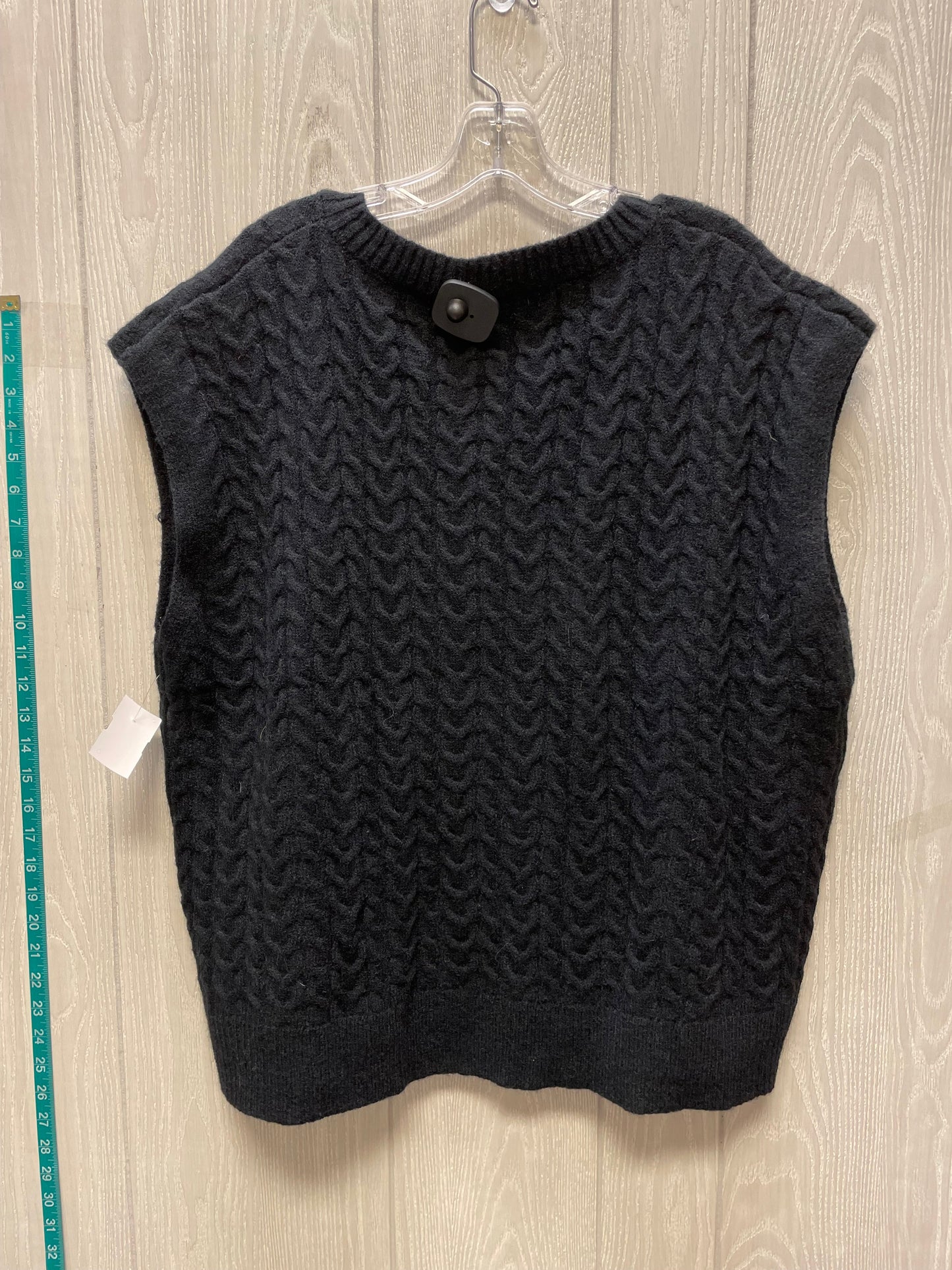 Sweater Short Sleeve By Entro In Black, Size: M