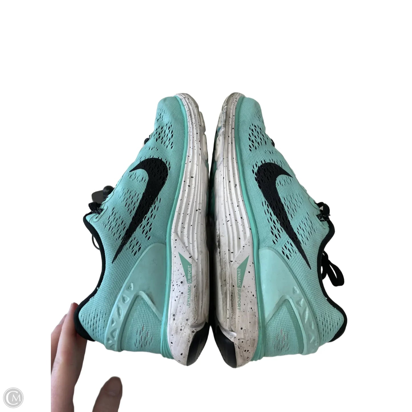 Shoes Athletic By Nike In Teal, Size: 7