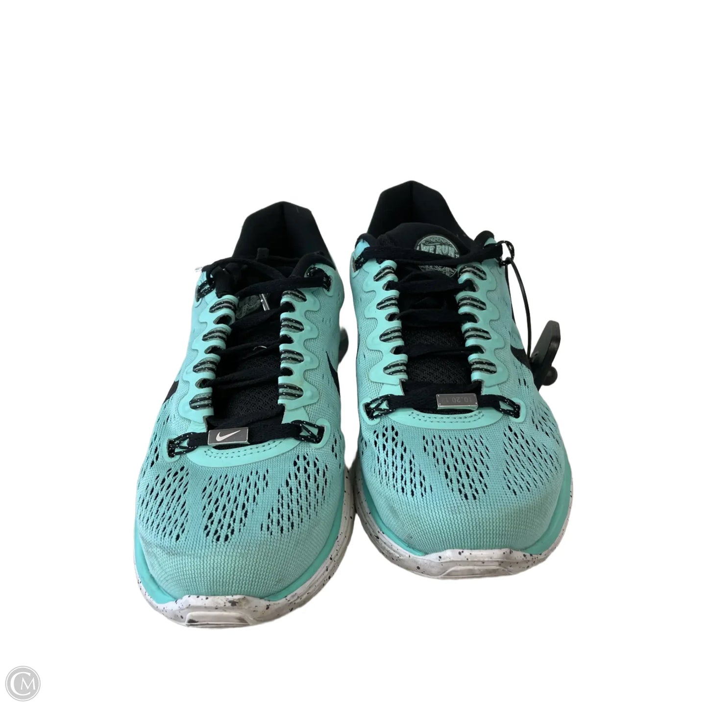 Shoes Athletic By Nike In Teal, Size: 7