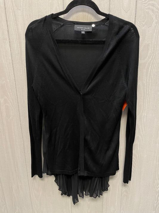 Sweater Cardigan By HILTON HOLLIS  In Black, Size: S