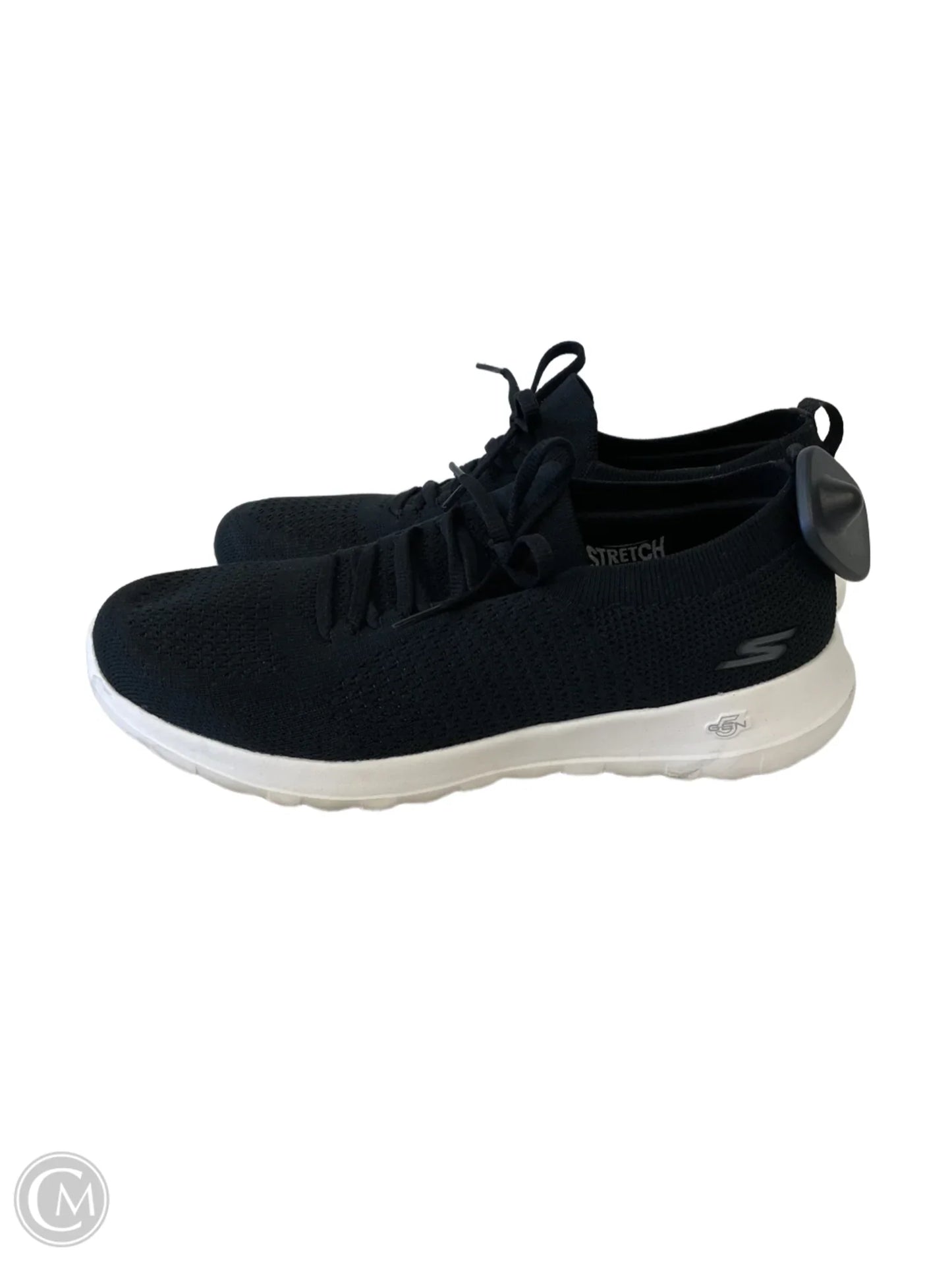 Shoes Athletic By Skechers In Black & White, Size: 10