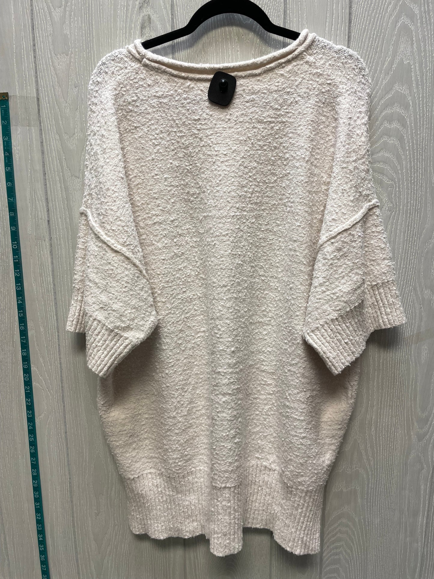 Sweater Short Sleeve By Free People In Cream, Size: M