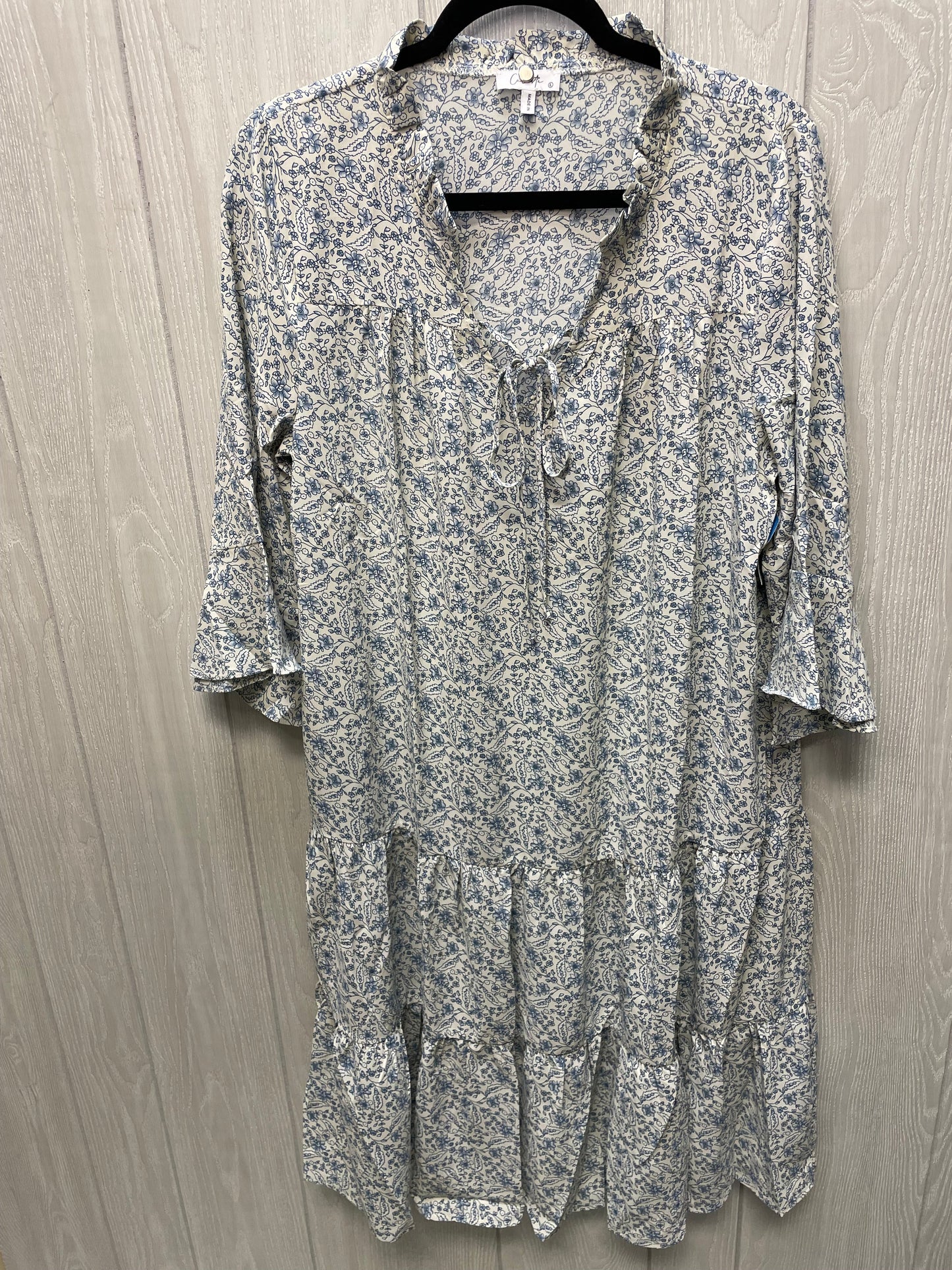 Dress Casual Short By Clothes Mentor In Floral Print, Size: L