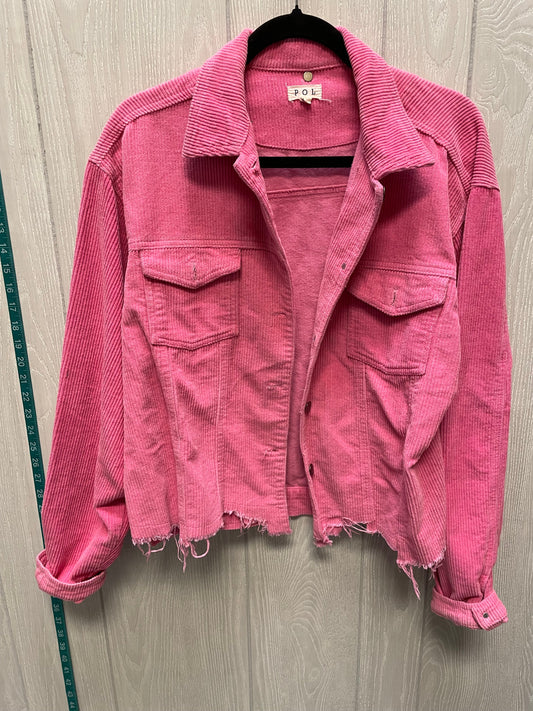 Jacket Other By Pol In Pink, Size: L