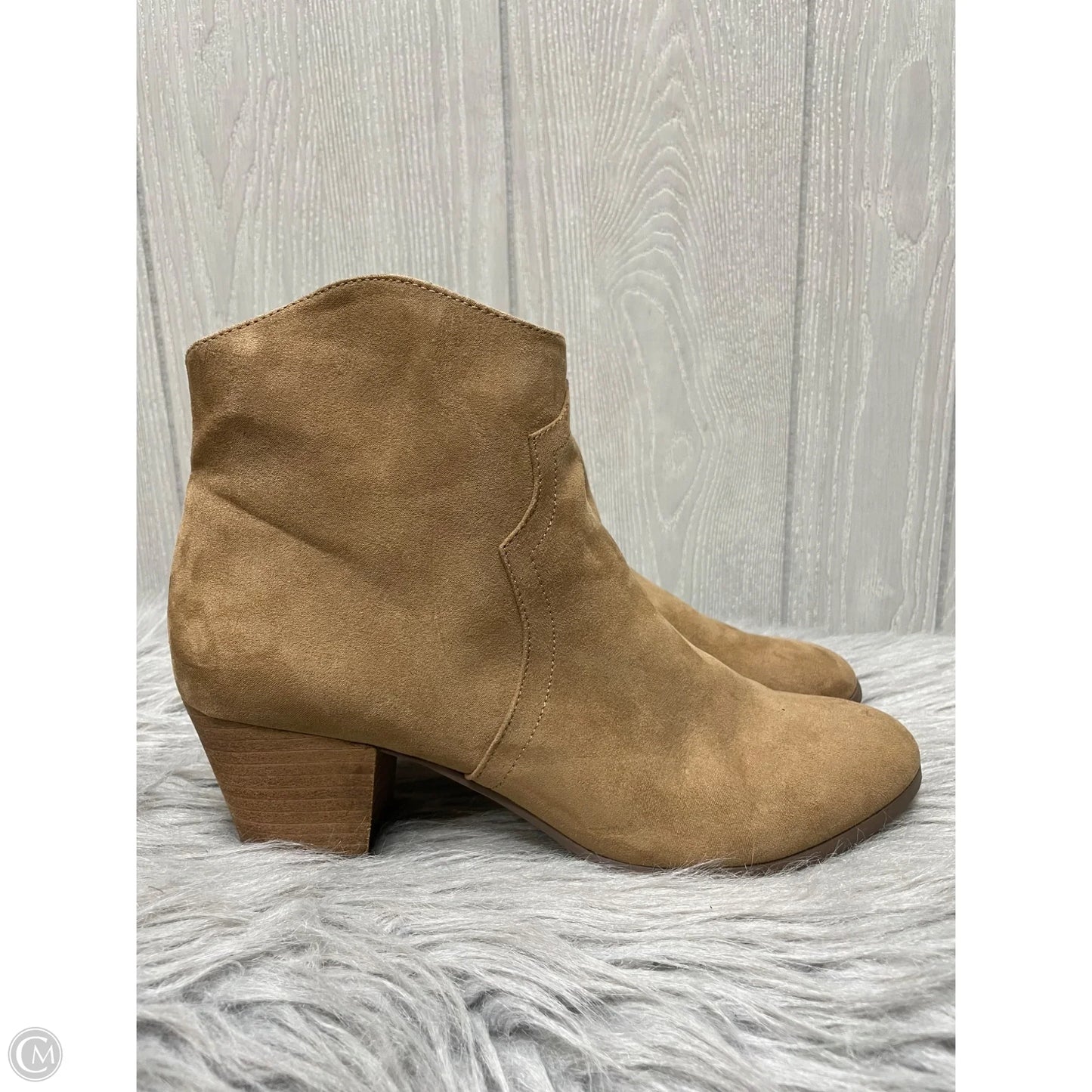 Boots Western By Carlos By Carlos Santana In Tan, Size: 10