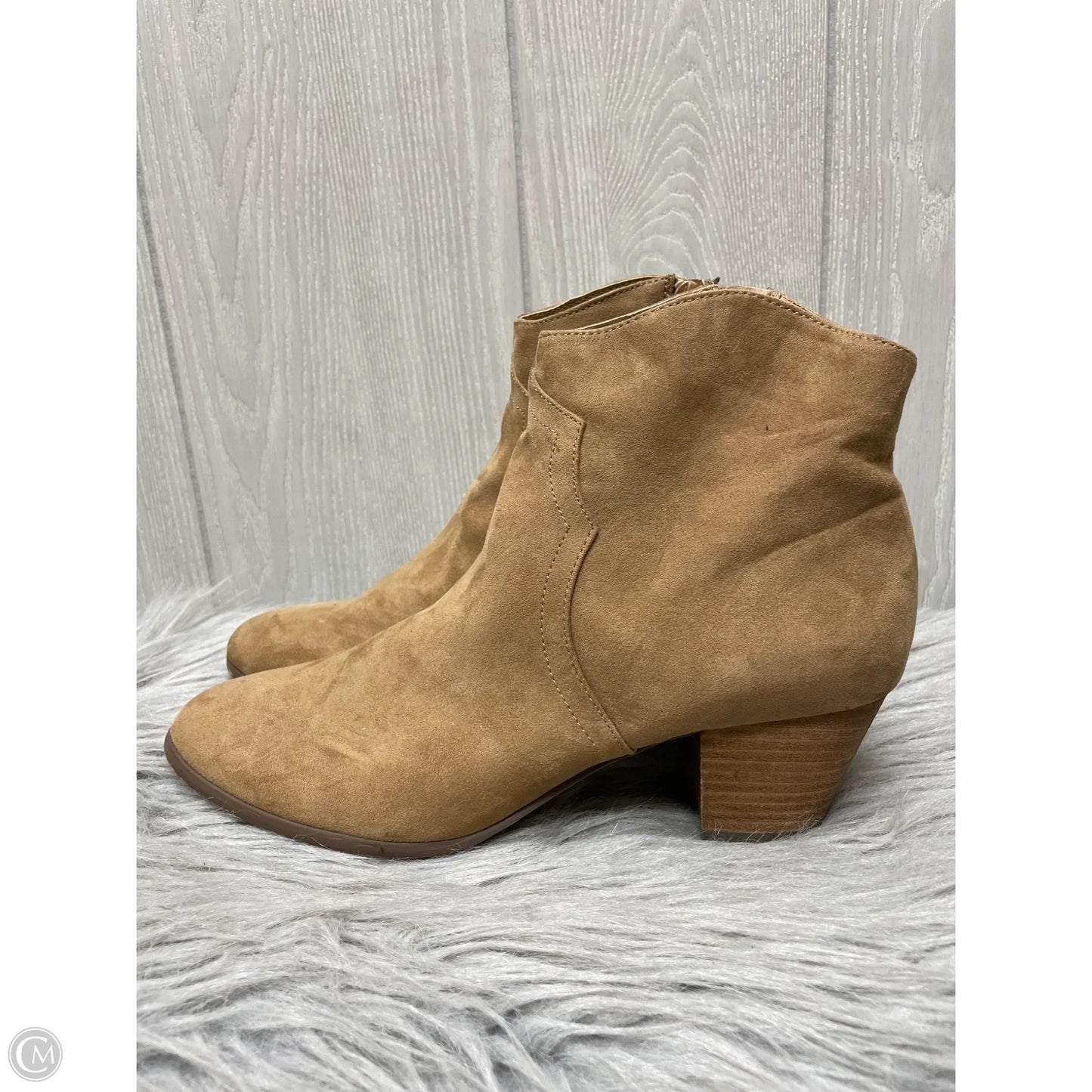 Boots Western By Carlos By Carlos Santana In Tan, Size: 10