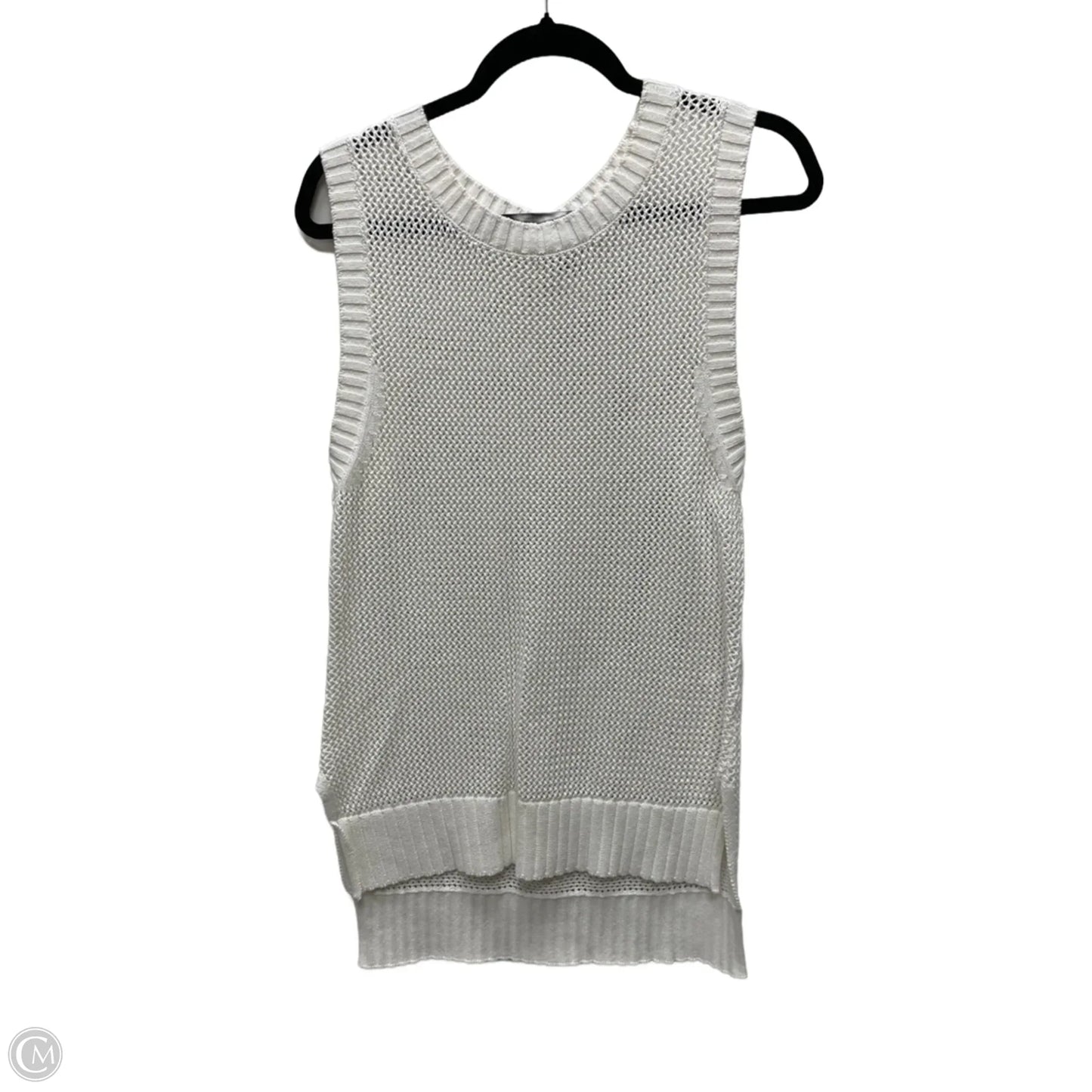 Top Sleeveless By Cabi In White, Size: S