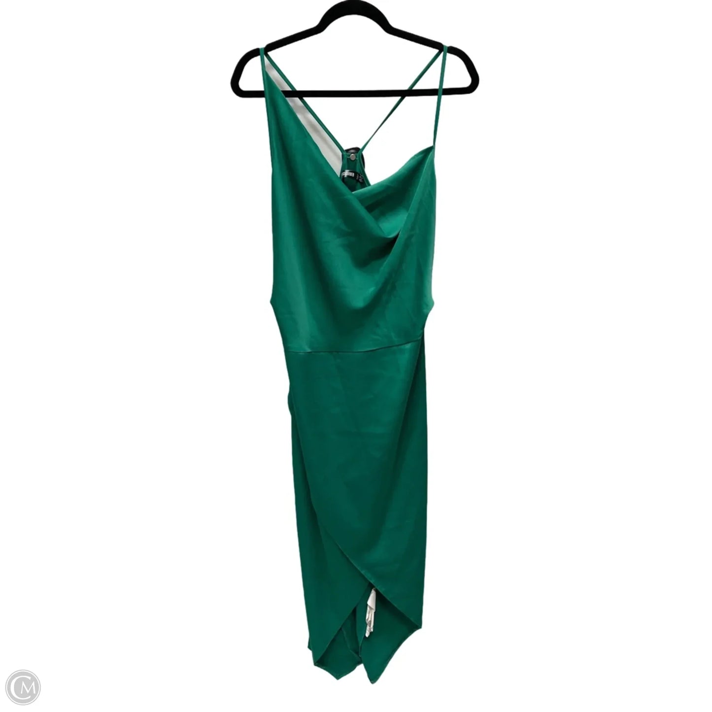 Dress Party Midi By Missguided In Green, Size: L
