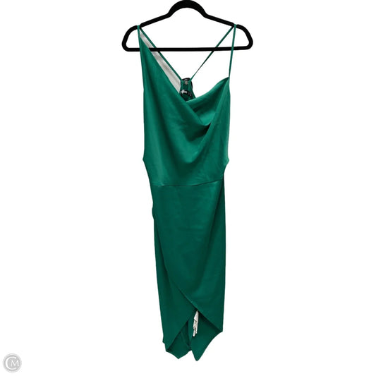Dress Party Midi By Missguided In Green, Size: L