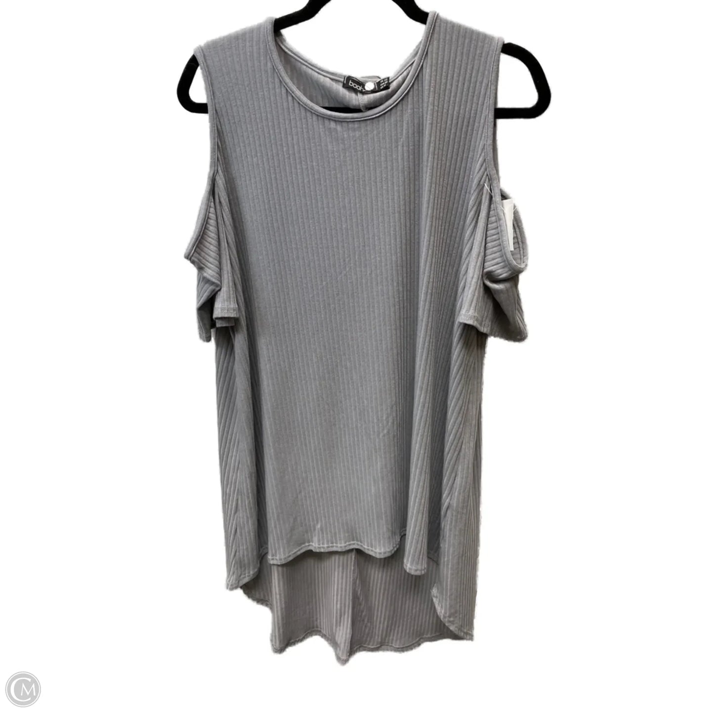 Tunic Short Sleeve By Boohoo Boutique In Purple, Size: 1x