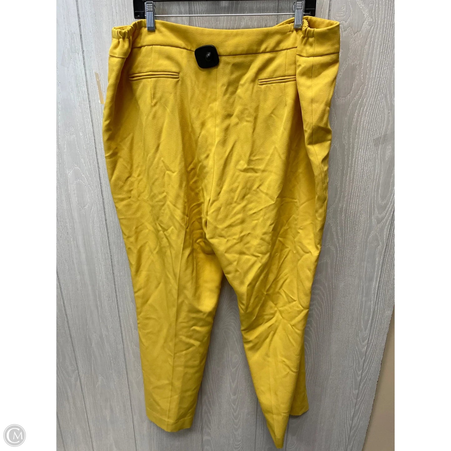 Pants Dress By Anne Klein In Yellow, Size: 18