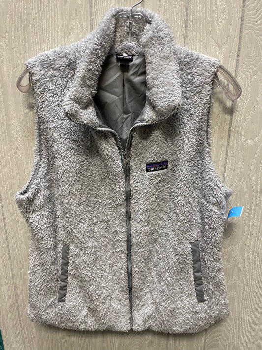 Vest Faux Fur & Sherpa By Patagonia In Grey, Size: Xl