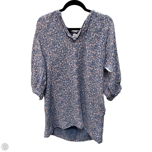 Dress Casual Short By Cma In Blue & Pink, Size: L