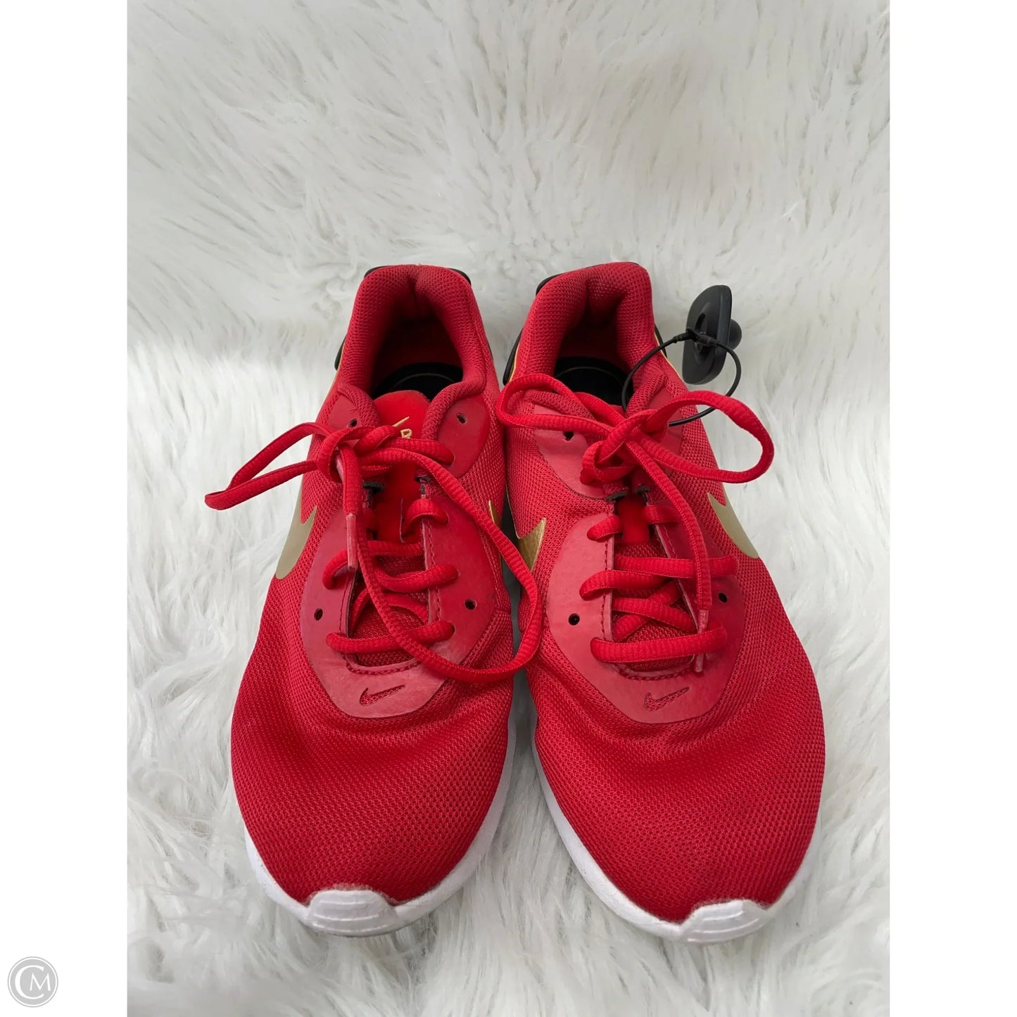 Shoes Athletic By Nike In Gold & Red, Size: 7.5