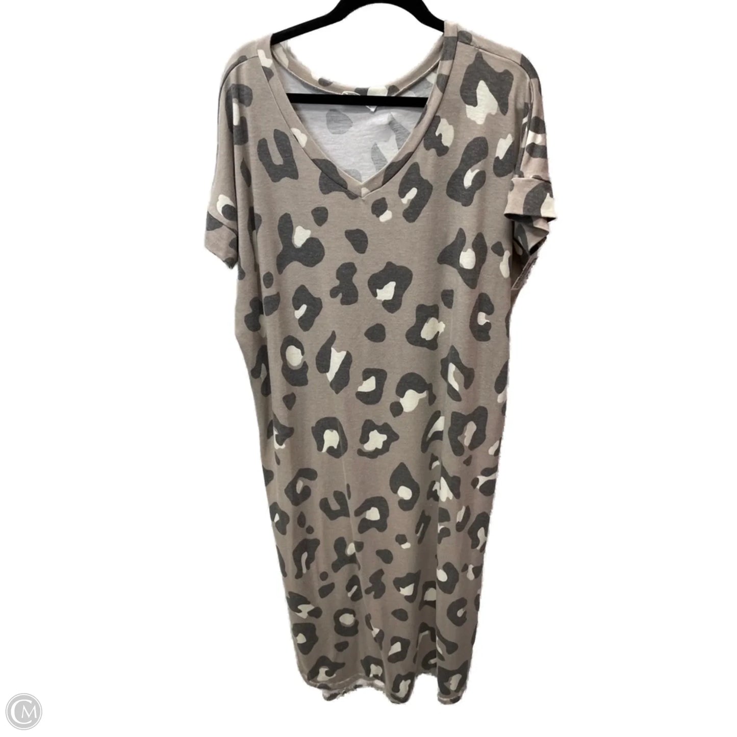 Dress Casual Maxi By Zenana Outfitters In Animal Print, Size: Xl