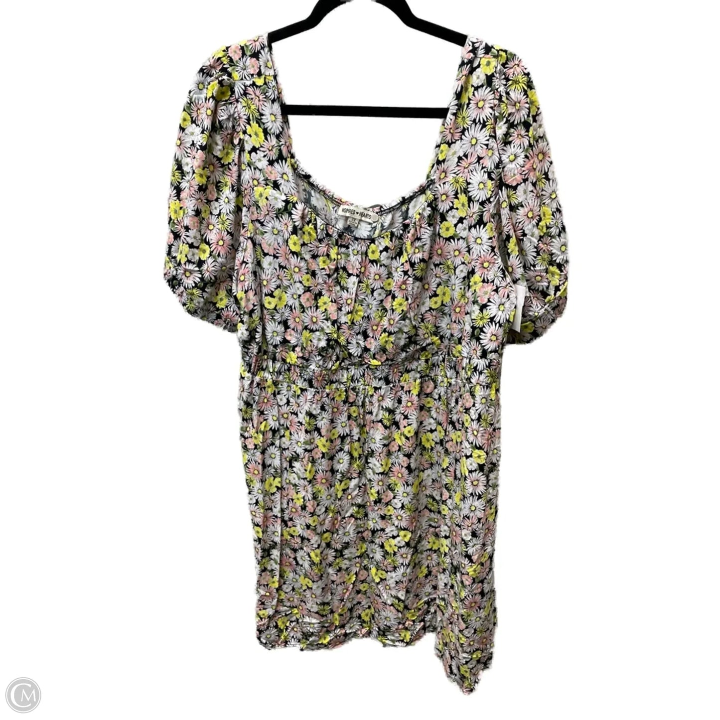 Dress Casual Short By Clothes Mentor In Floral Print, Size: 3x