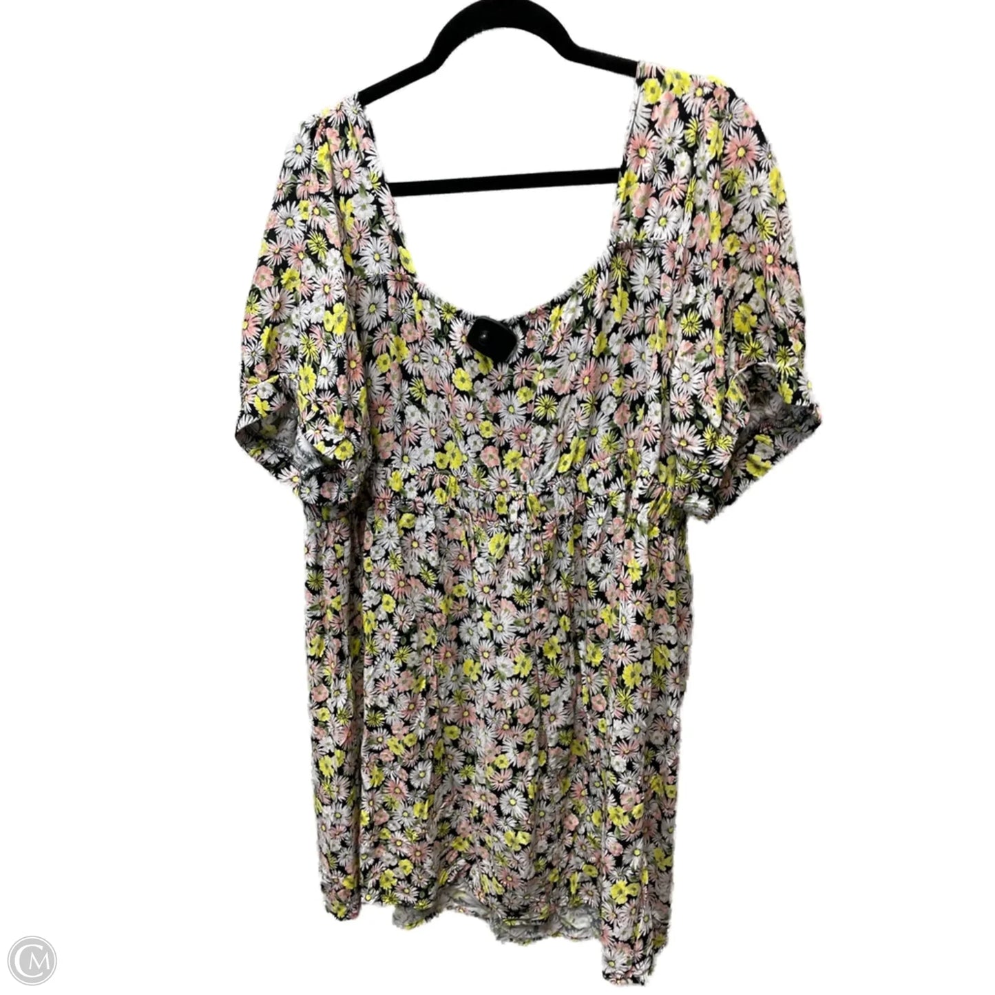 Dress Casual Short By Clothes Mentor In Floral Print, Size: 3x