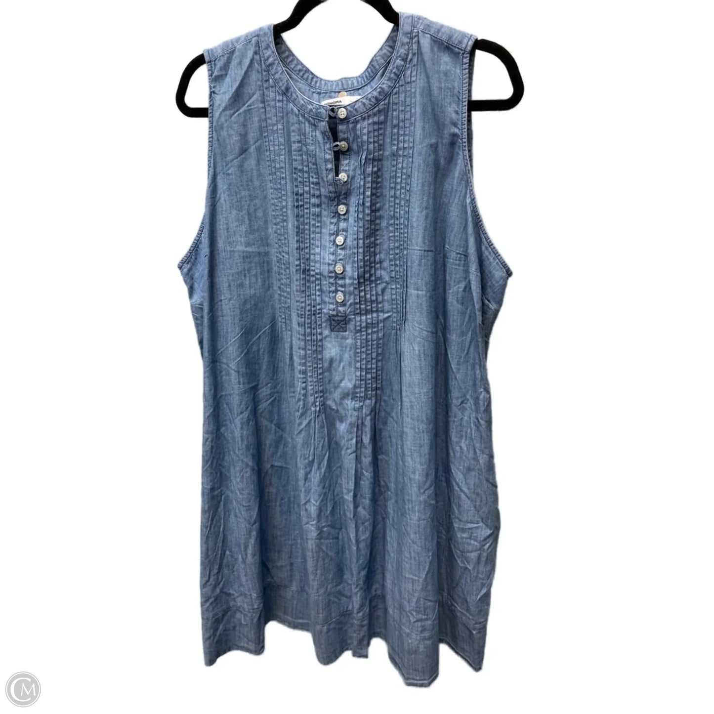 Dress Casual Short By Sonoma In Blue, Size: 3x