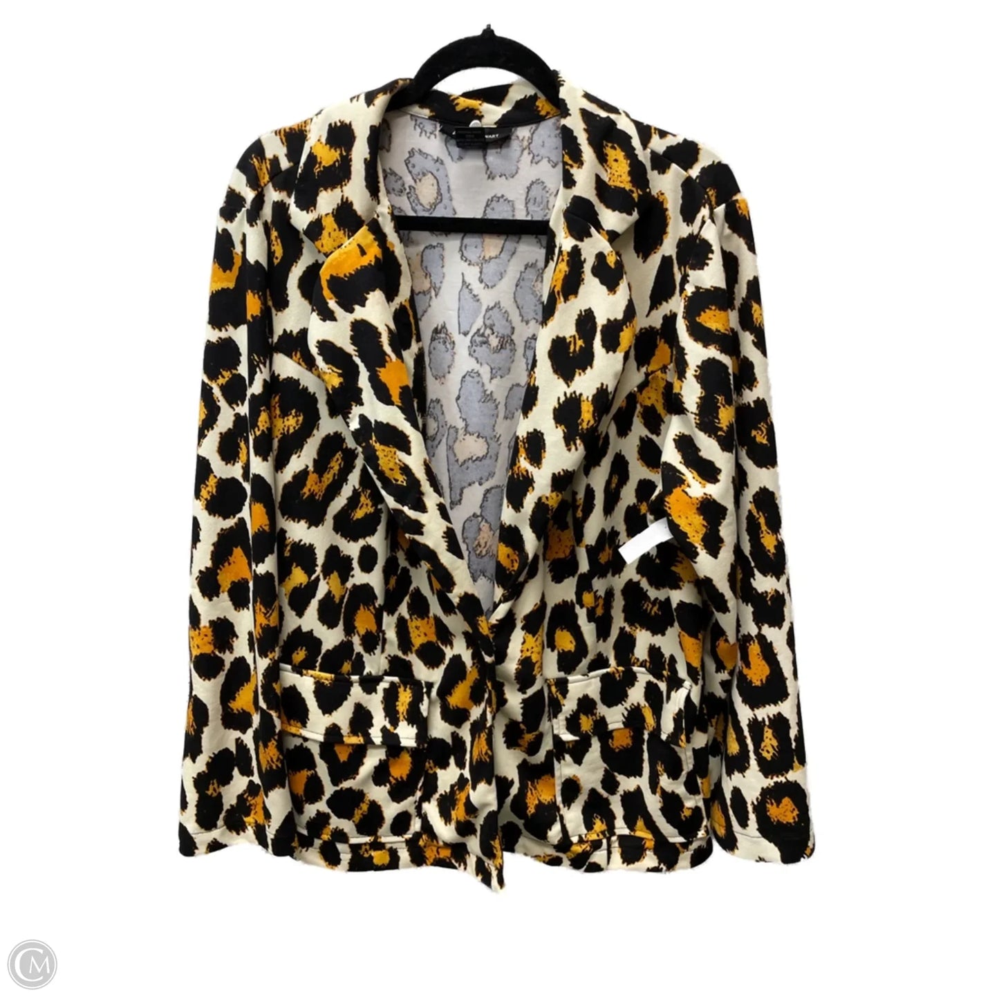 Blazer By Ashley Stewart In Black & Cream, Size: 3x