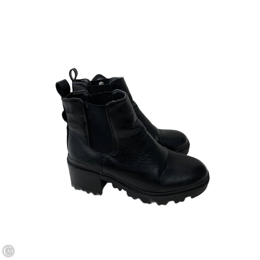 Boots Ankle Heels By Nicole Miller In Black, Size: 7