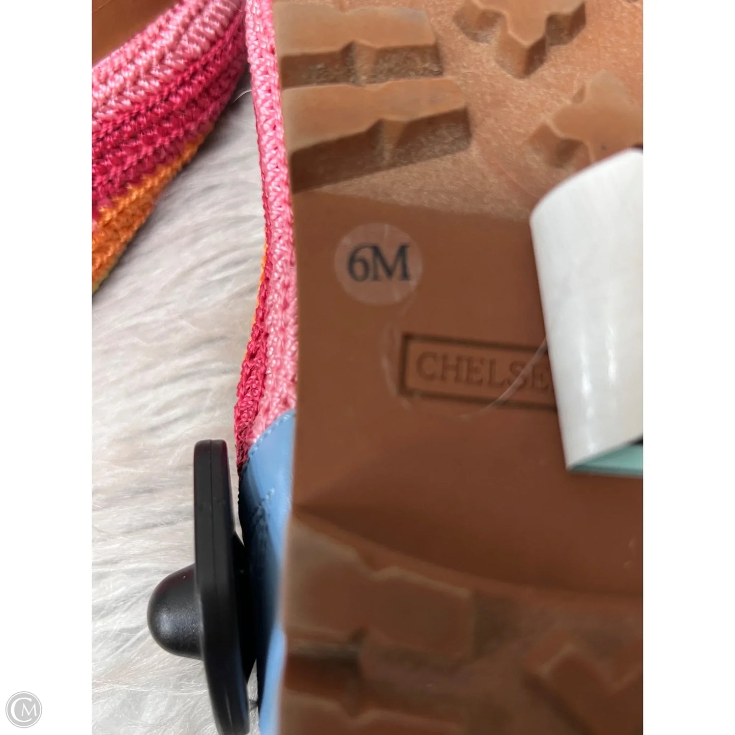 Shoes Heels Platform By Chelsea And Violet In Rainbow Print, Size: 6