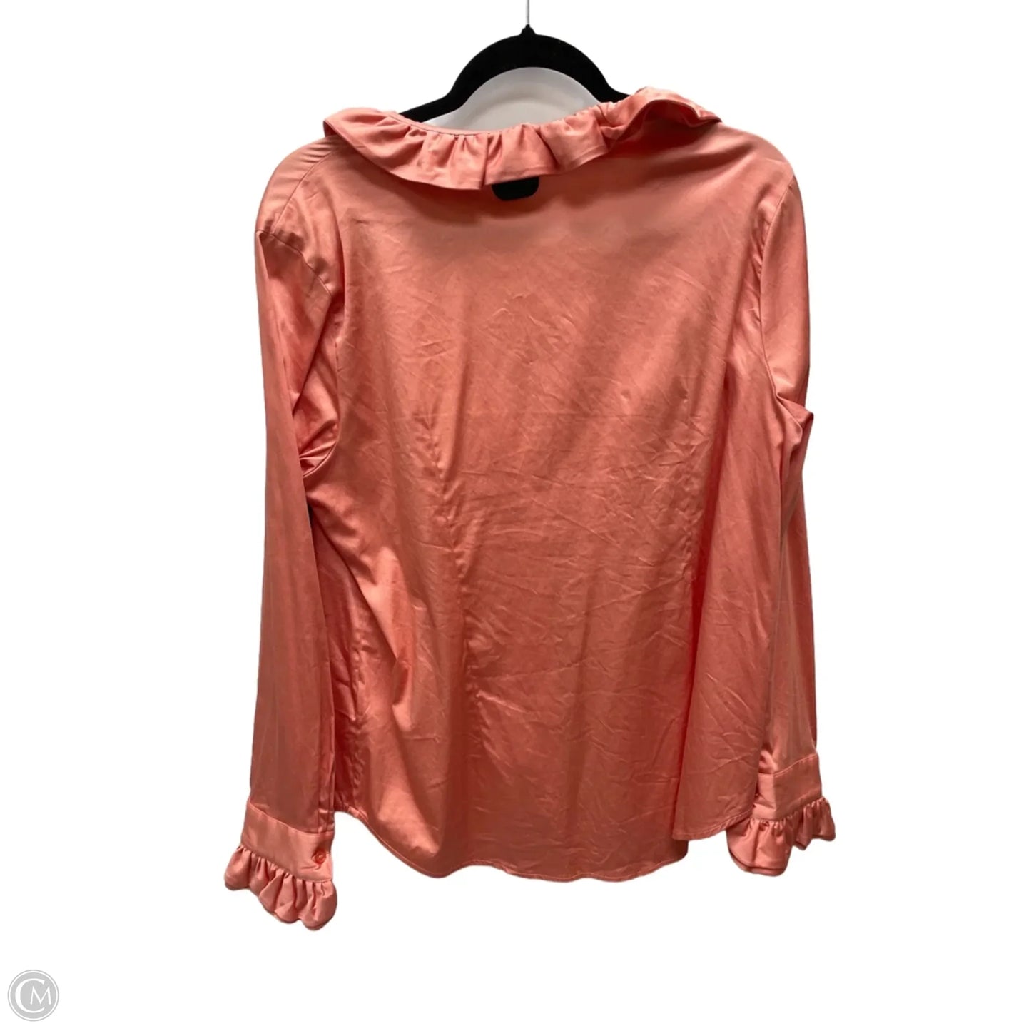 Top Long Sleeve By Soft Surroundings In Peach, Size: L