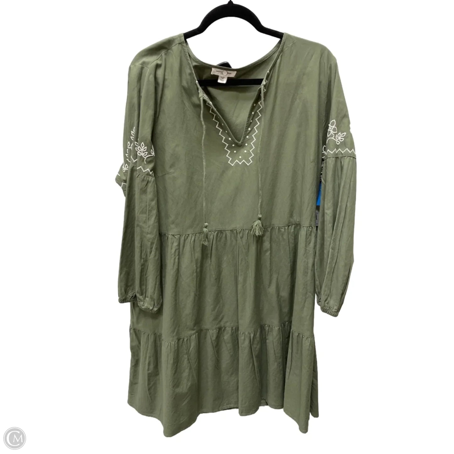 Dress Casual Short By Beachlunchlounge In Green, Size: Xl