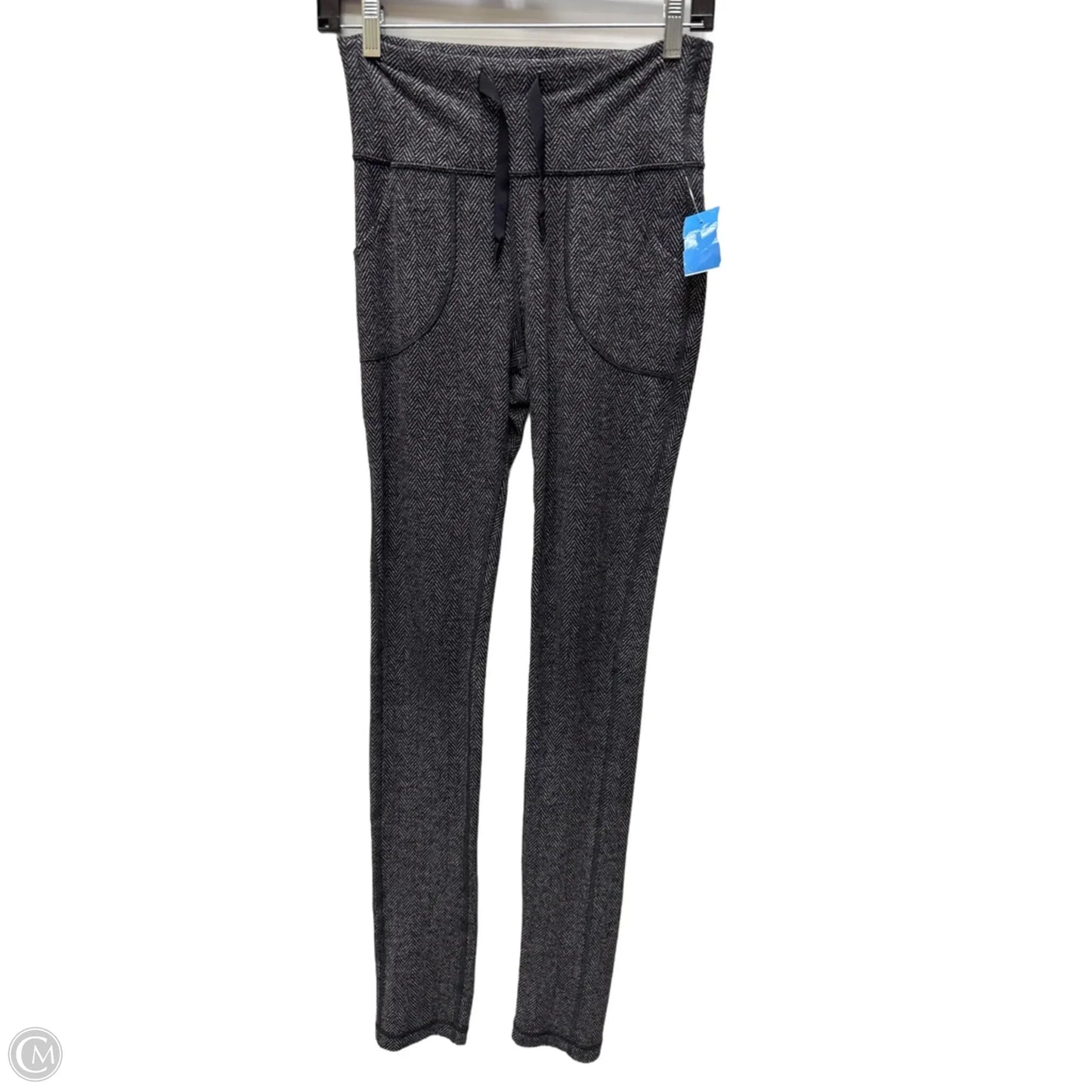 Athletic Leggings By Lululemon In Grey, Size: S