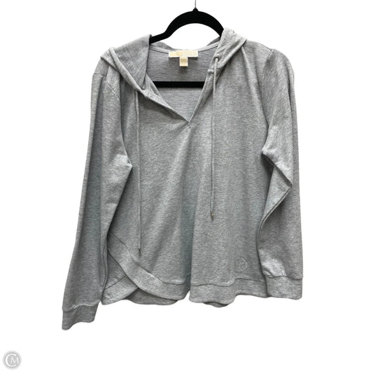 Top Long Sleeve By Michael By Michael Kors In Grey, Size: L