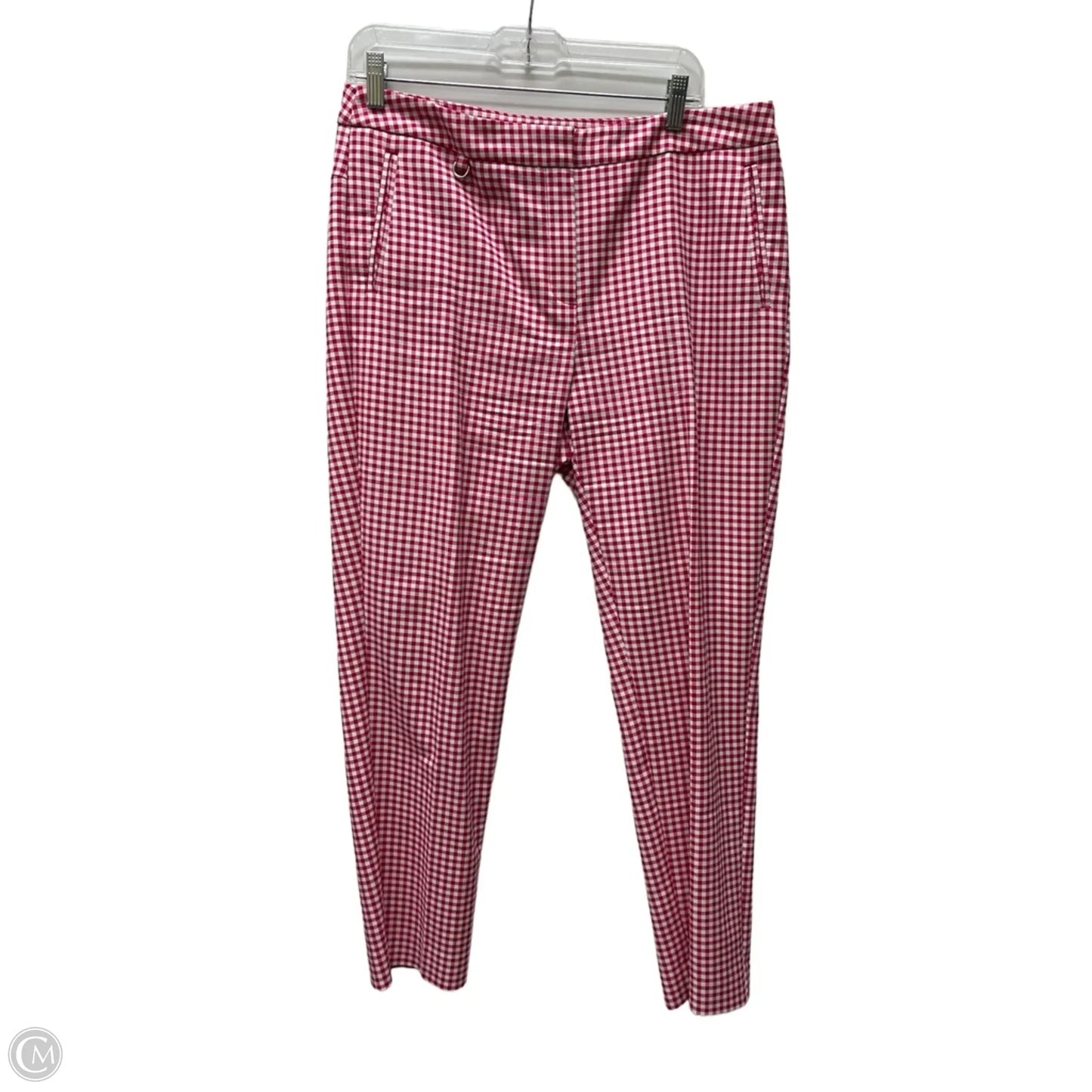 Pants Dress By Adrianna Papell In Checkered Pattern, Size: 12