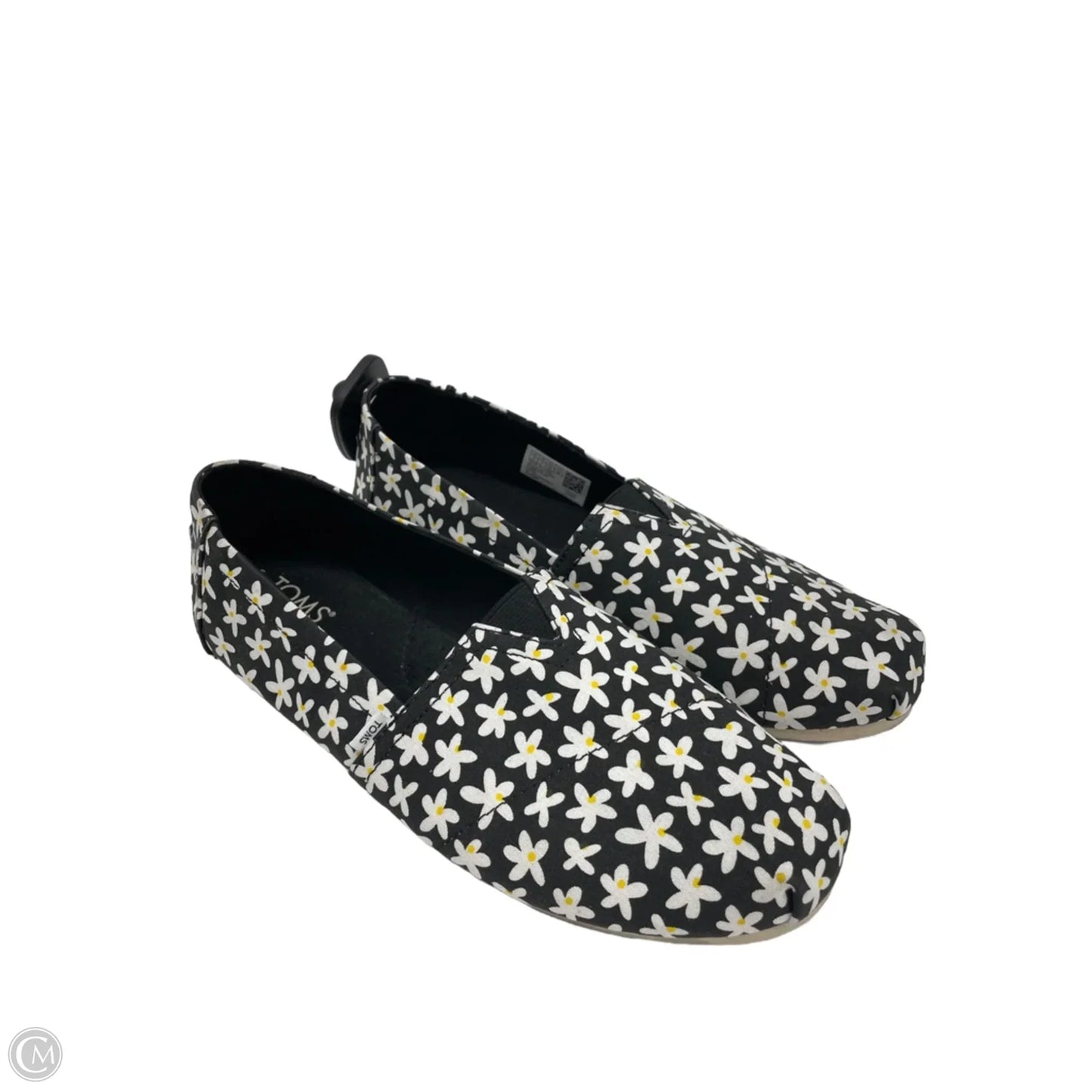 Shoes Flats By Toms In Black, Size: 9