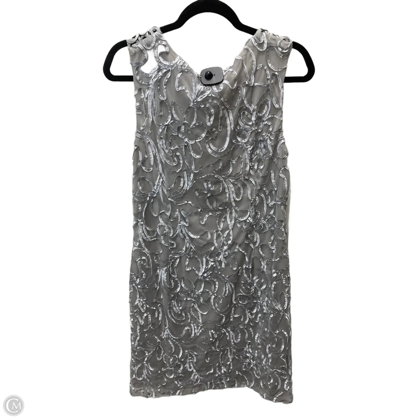 Dress Party Short By Jessica Howard In Silver, Size: L