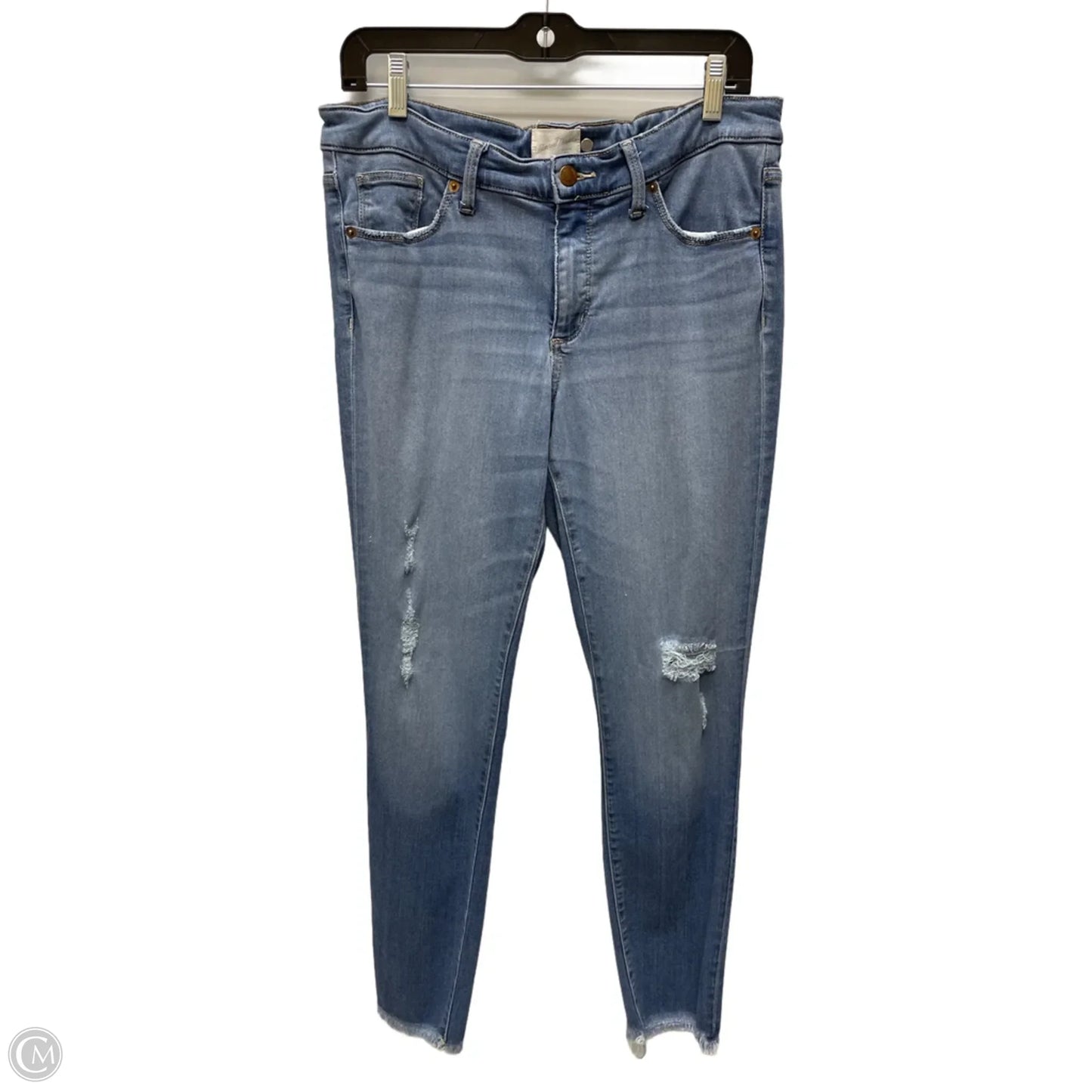 Jeans Skinny By Universal Thread In Blue Denim, Size: 10