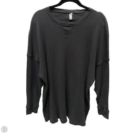 Top Long Sleeve By Free People In Grey, Size: S