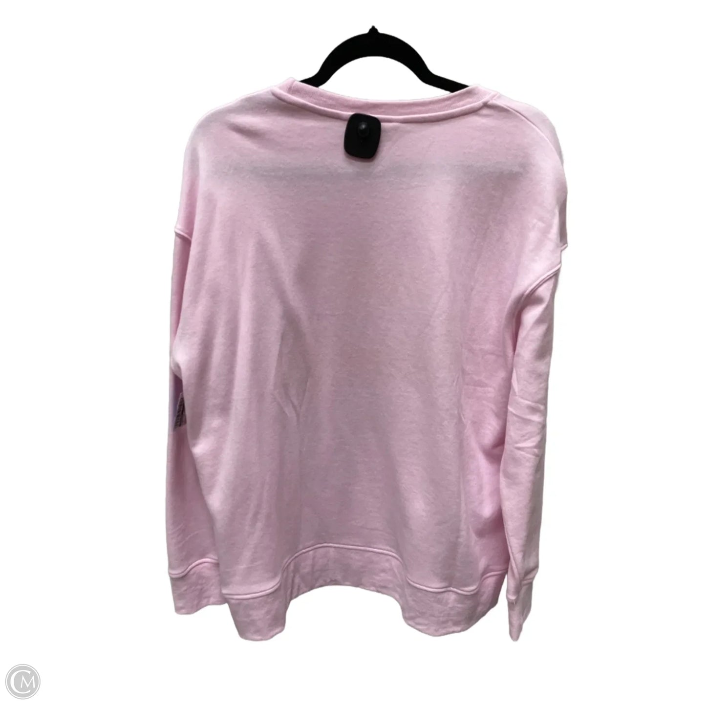 Sweatshirt Crewneck By Shiraleah In Pink, Size: L