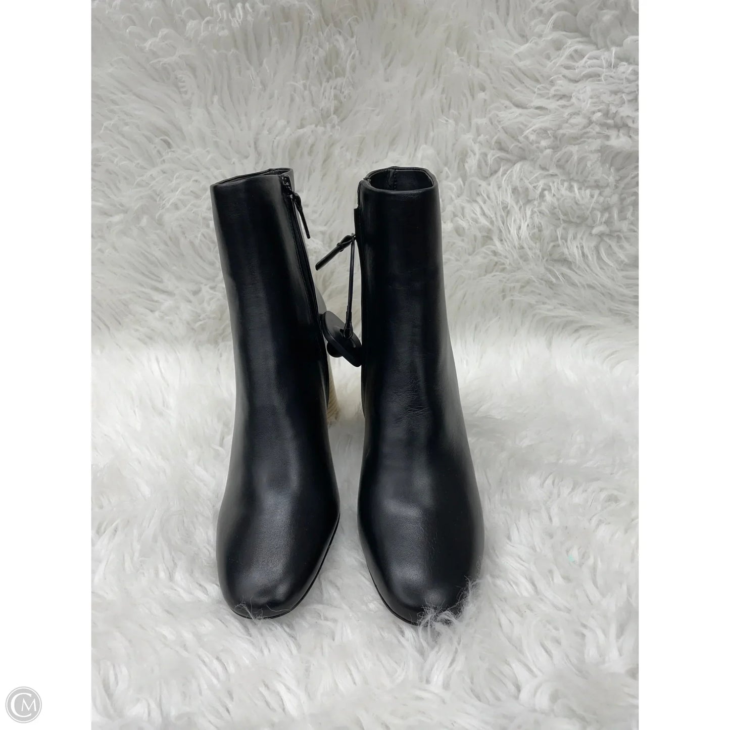 Boots Ankle Heels By Cma In Black, Size: 7.5