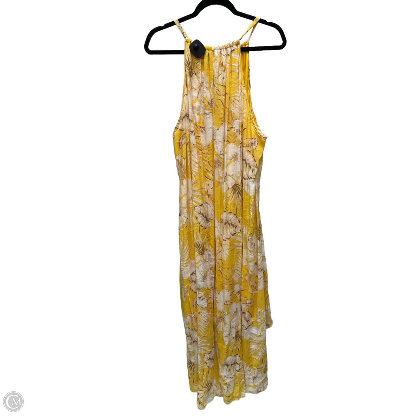 Dress Casual Maxi By Mlle Gabrielle In Yellow, Size: 3x