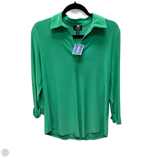 Top Long Sleeve By Jones New York In Green, Size: M
